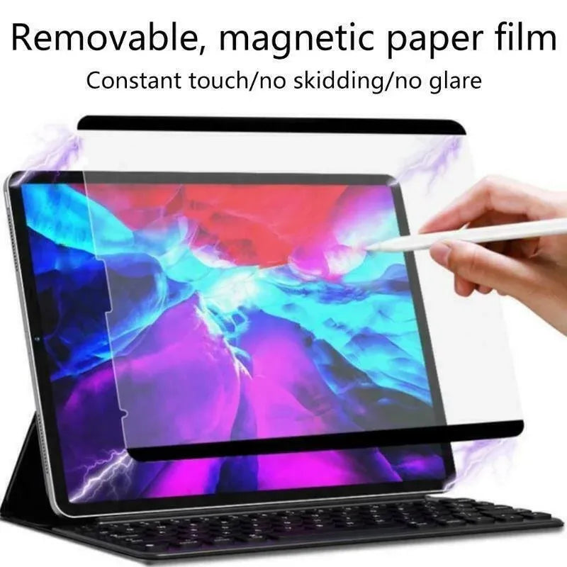 Magnetic Paper Film Like Screen Protector For Ipad Pro11 Mini Air 4 9.7 10.2 - iPad Air 1 /2，iPad 5/6/2017/2018/Pro( 9.7")