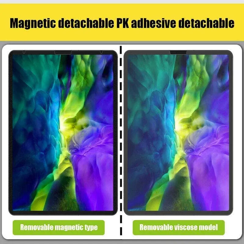 Magnetic Paper Film Like Screen Protector For Ipad Pro11 Mini Air 4 9.7 10.2 - iPad Air 1 /2，iPad 5/6/2017/2018/Pro( 9.7")