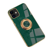 Silicone Ring Stand Case Cover for iPhone 14 13 12 Pro Max