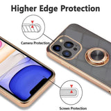 Silicone Ring Stand Case Cover for iPhone 14 13 12 Pro Max - Extra Image