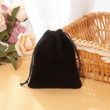 50X Small Velvet Cloth Drawstring Bags Gift Bag Jewelry Ring Pouch Earring Favor 9x12 - Purple