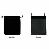 50X Small Velvet Cloth Drawstring Bags Gift Bag Jewelry Ring Pouch Earring Favor 7x9 - Pink