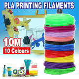 100M PLA 3D Pen Filament 10 Colours 1.75mm Printing Material for Drawing Craft - Rear View