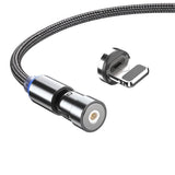 540 Degree Rotating Magnetic Charging Cable USB Data Cord for iPhone 1m 2m 3m - 2m