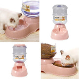 Automatic 3.8L Water Feeder Pet Dog Cat Puppy Dispenser Feeder Bowl Bottle - Blue - Close-Up Angle