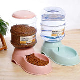 Automatic 3.8L Water Feeder Pet Dog Cat Puppy Dispenser Feeder Bowl Bottle - Blue - Extra Image