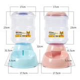 Automatic 3.8L Water Feeder Pet Dog Cat Puppy Dispenser Feeder Bowl Bottle - Green - Side View