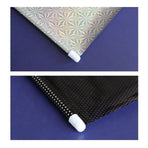 Black Roller Blinds Suction Cup Sunshade Blackout Curtains Car Home Window Curtains - 40 X 60 CM