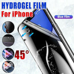 Blue Film Iphone 13 12 11 Pro Xs Max Plus Hydrogel Film Screen Protector - For iPhone 13 Pro Max