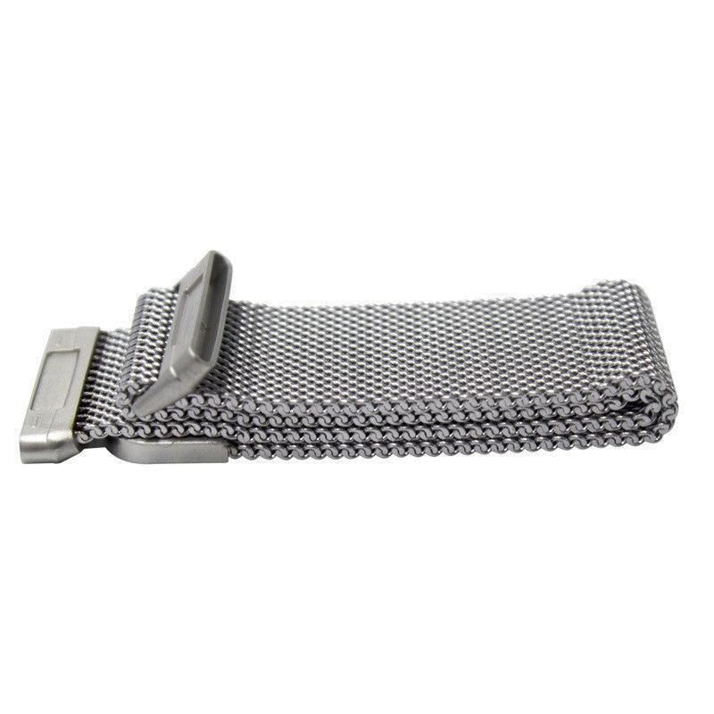For Fitbit Versa 2 Lite Watch Band Strap Sports Metal Wristband Replacement Large - Silver Versa/Versa 2/Lite