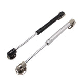 4PCS 60N Gas Strut Kitchen Cabinet Cupboard Door Hinges Stays - Black - Front View