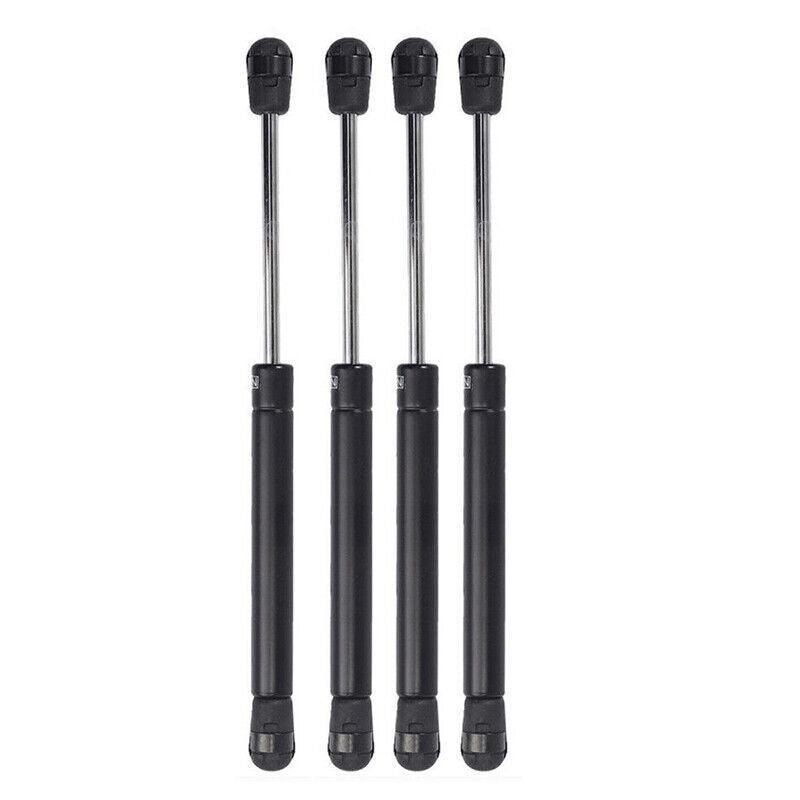 4PCS 60N Gas Strut Kitchen Cabinet Cupboard Door Hinges Stays - Black