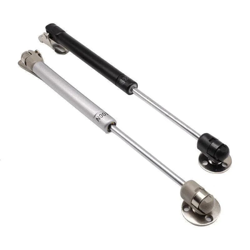 4PCS 80N Gas Strut Kitchen Cabinet Cupboard Door Hinges Stays - Black
