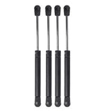 4Pcs 100N Gas Strut Kitchen Cabinet Cupboard Door Hinges Stays - Black