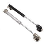 4Pcs 100N Gas Strut Kitchen Cabinet Cupboard Door Hinges Stays - Silver - 45-Degree Angle
