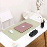 60*30Cm Leather Mouse Pad Gaming Waterproof Mousepad Desk Mat Anti-Slip Rubber - Light Blue - Extra Image