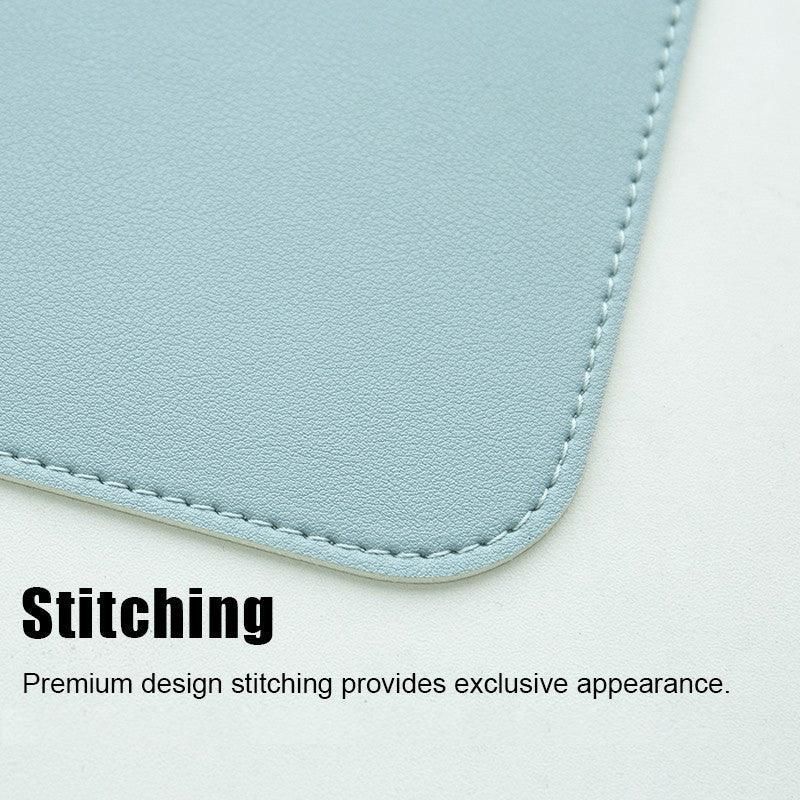60*30Cm Leather Mouse Pad Gaming Waterproof Mousepad Desk Mat Anti-Slip Rubber - Pink