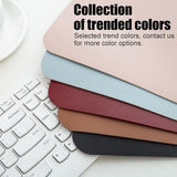 Large Leather Mouse Pad 80x40cm Desk Mat Gaming Extended Waterproof Anti Slip - Light Green