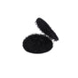Hook and Loop Sticky Self Adhesive Dots Coins Circles Tape Black White 15mm - Black