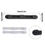 Silicone Eyeglasses Temple Hook Anti Slip Ear Grip Tips Holder for Glasses Spectacles - Transparent 1pair - Side View