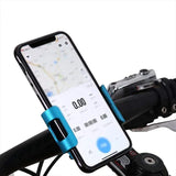 Aluminum Phone Holder Mount for Bicycle Handlebar 360 Degree Rotation Universal Fit - Black - Extra Image