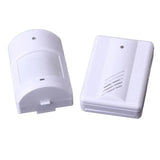 Restaurant Shop Door Entry Wireless Pir Motion Sensor Door Chime Door Bell Alarm - 2 Receivers+1 Sensor - Side View