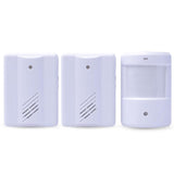 Restaurant Shop Door Entry Wireless Pir Motion Sensor Door Chime Door Bell Alarm - 1 Receiver+2 Sensors - Close-Up Angle