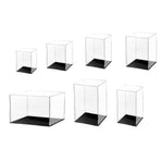 Acrylic Display Case Clear Box Dustproof Large Self-Install Cars Trucks - 18.3x14.4x37.2CM