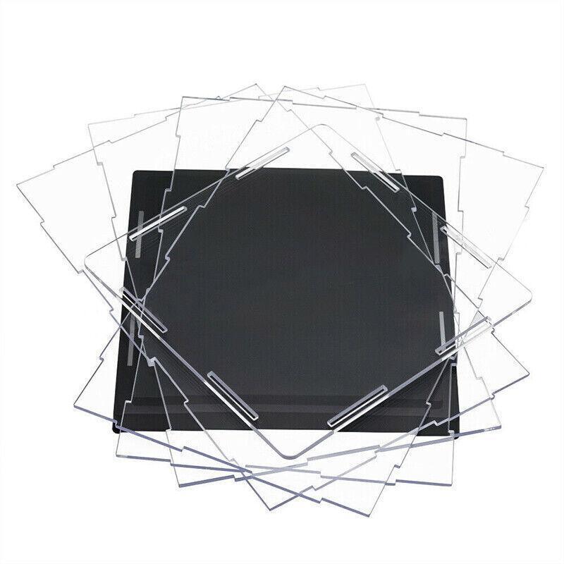 Acrylic Display Case Clear Box Dustproof Large Self-Install Cars Trucks - 18.3x14.4x37.2CM