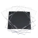 Acrylic Display Case Clear Box Dustproof Large Self-Install Cars Trucks - 18.3x14.4x37.2CM - Top-Down View