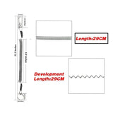 6X Fishing Lanyards Boating Ropes Kayak Secure Pliers Lip Grips Tackle Fish Tool - Black - Extra Image