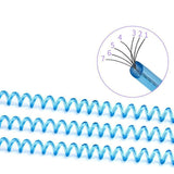 6X Fishing Lanyards Boating Ropes Kayak Secure Pliers Lip Grips Tackle Fish Tool - Multicoloured