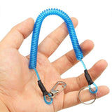6X Fishing Lanyards Boating Ropes Kayak Secure Pliers Lip Grips Tackle Fish Tool - Multicoloured