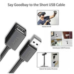Jasoz Usb Extension Data Cable 2.0 A Male To A Female Long Cord For Laptop Pc - 1 m