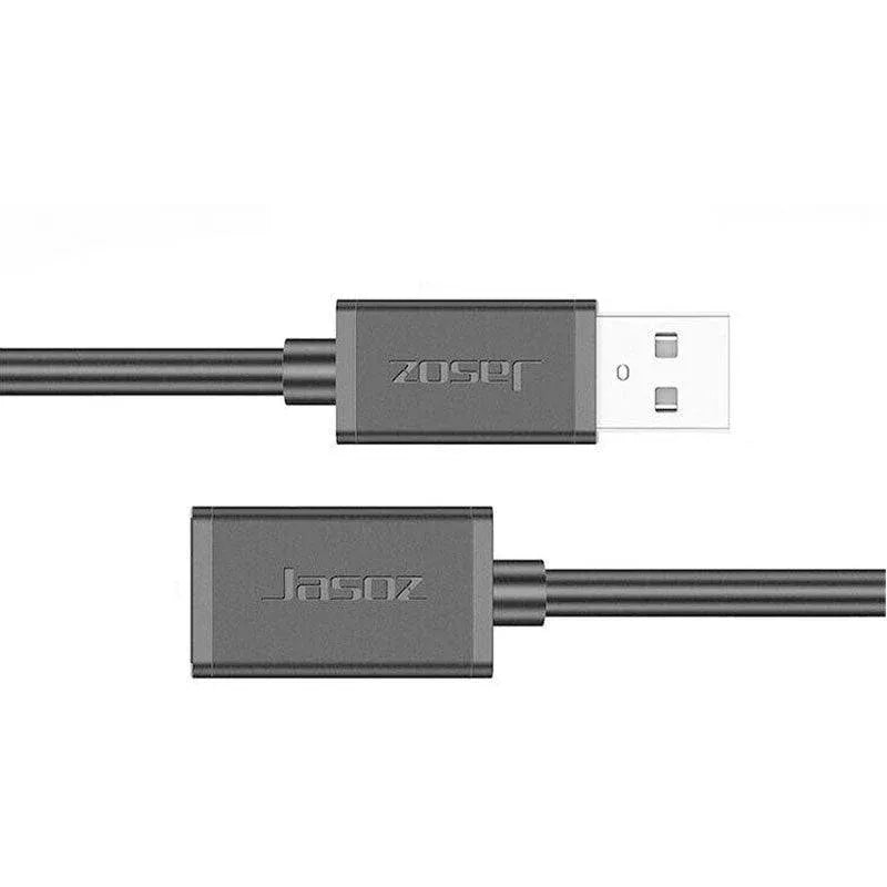Jasoz Usb Extension Data Cable 2.0 A Male To A Female Long Cord For Laptop Pc - 3 m