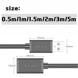 Jasoz Usb Extension Data Cable 2.0 A Male To A Female Long Cord For Laptop Pc - 3 m - Extra Image