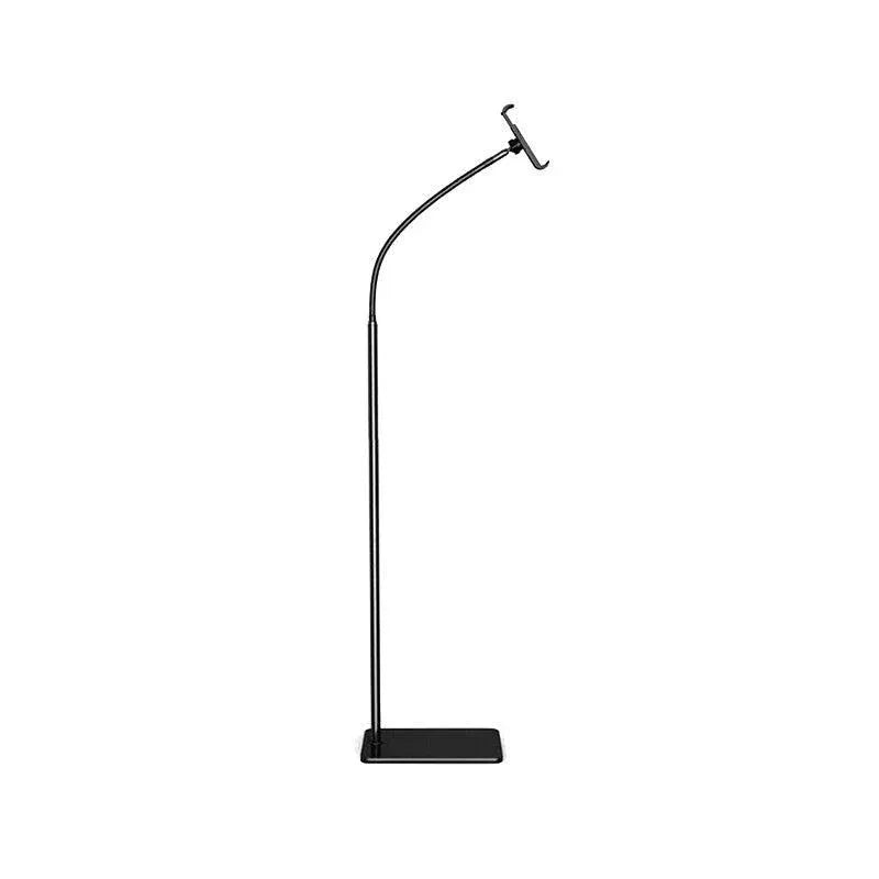 Adjustable Floor/Desk Stand Bed Lazy Mount Holder Arm Bracket For Phone Tablet - Floor Stand (175cm&Black)