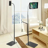 Adjustable Floor/Desk Stand Bed Lazy Mount Holder Arm Bracket For Phone Tablet - Floor Stand (135cm&Black) - Low Angle