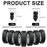 20PCS Vacuum Tyre Repair Nail Set Tire Repair Rubber Nail Tools For Car - Side View
