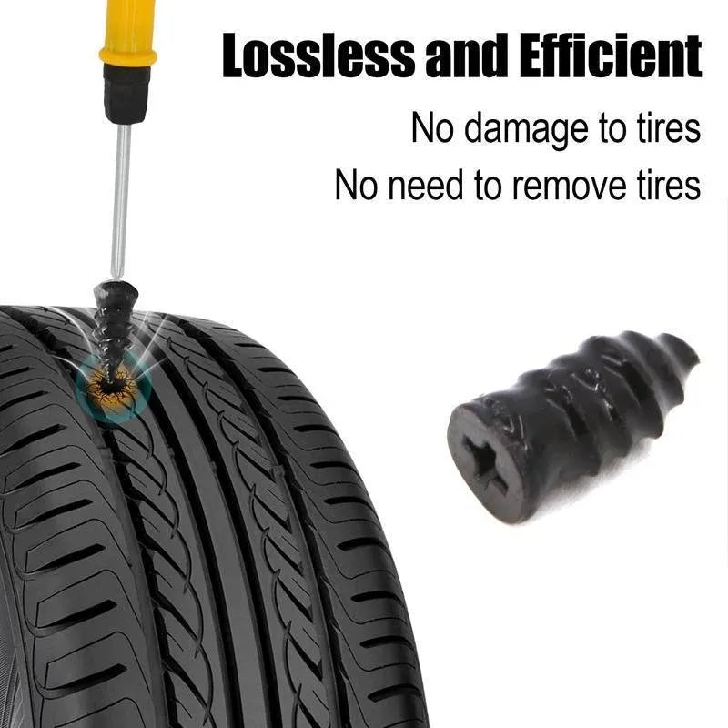 20PCS Vacuum Tyre Repair Nail Set Tire Repair Rubber Nail Tools For Car