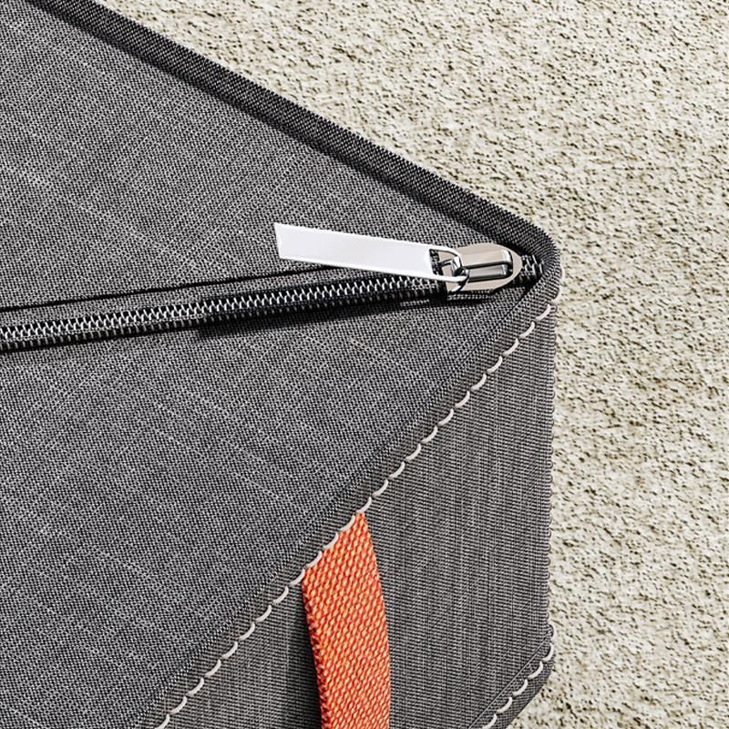 Durable Oxford Organizer Closet Storage for Clothes Underwear and Accessories - Dark Grey-6 Grid For Bras