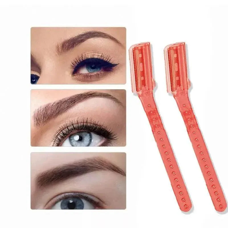 3 Pcs Facial Razors Eyebrow Razor Shave Hair & Exfoliate Face Shaver Ladies Tool
