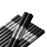 10Pairs Premium Fiberglass Reusable Chopsticks - Dishwasher Safe - Silver-2 - Extra Image