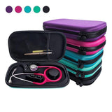 Stethoscope Hard Storage Box - Green - 45-Degree Angle