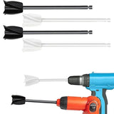 Epoxy Mixer Attachment For Drill Reusable Paint And Resin Mixer Paddles Tool - 2PCS - Low Angle