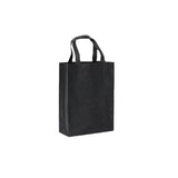 100PCS Reusable Non Woven Shopping Bags Eco Friendly Washable Tote Bags Black - 41X35X12CM - Extra Image