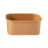 Kraft Paper Bowl for Takeaway Leak-Proof Disposable Food Container - White-1000ml-300pcs - Extra Image