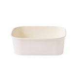 Kraft Paper Bowl for Takeaway Leak-Proof Disposable Food Container - White-Paper Lid-300pcs
