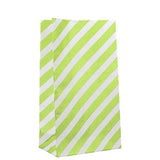 100X Colourful Plaid Kraft Paper Bag Candy Cookie Snack Cake Gift Bags 9X6X18cm - Yellow - Extra Image