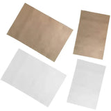 High Temperature Resistant Household Baking Paper Baking Sheet Cloth Non-Stick - White 40*60CM - Side View